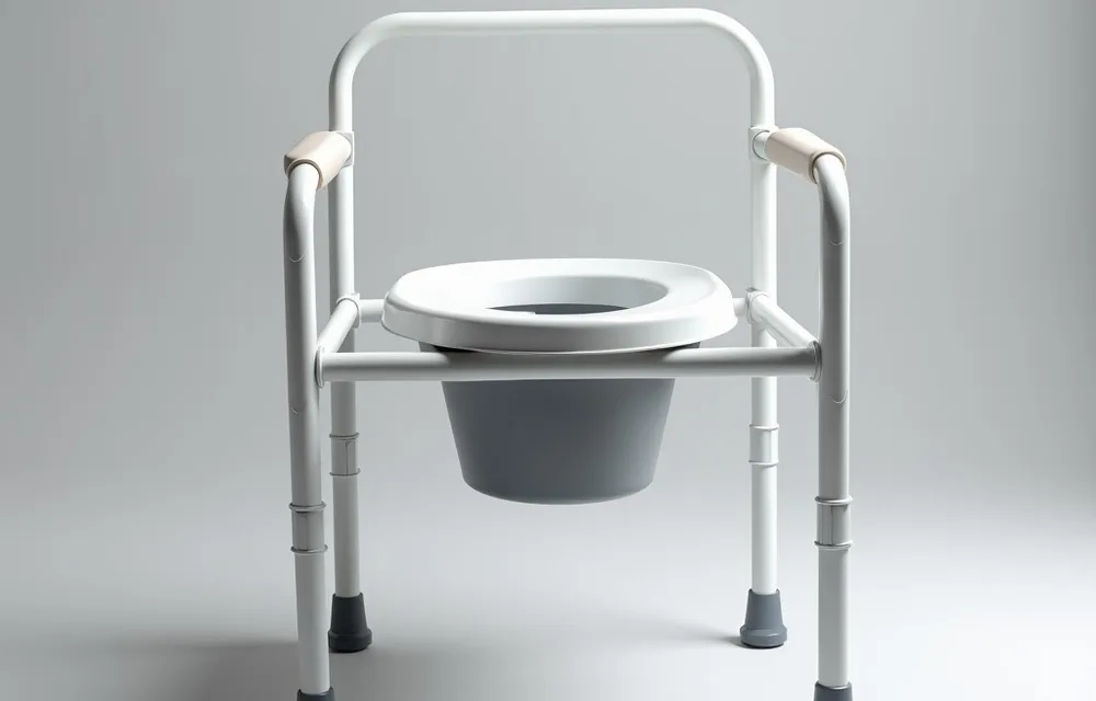 Bedside Commode Chair with Detachable Arms — representative photo